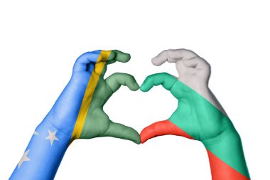 Solomon Adaları Bulgaristan Kalp, El hareketi, kalp yapma, Kırpma Yolu