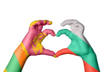 Sri Lanka Bulgaristan Kalbi, El hareketi, kalp yapma, Kırpma Yolu