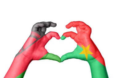 Malawi Burkina Faso Kalbi, El hareketi kalp yapma, Kırpma Yolu