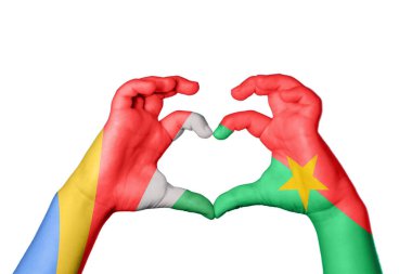 Seyşeller Burkina Faso Kalbi, El hareketi kalp yapma, Kırpma Yolu