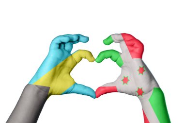 Bahamalar Burundi Kalbi, El hareketi kalp yapma, Kırpma Yolu