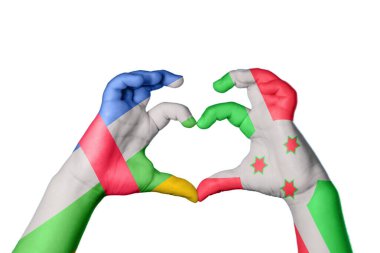 Orta Afrika Cumhuriyeti Burundi Kalbi, El hareketi kalp yapma, Kırpma Yolu