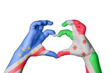 Cape Verde Burundi Kalbi, El hareketi kalp yapmak, Kırpma Yolu