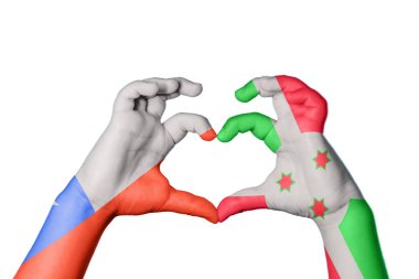 Şili Burundi Kalbi, El hareketi kalp yapmak, Kırpma Yolu