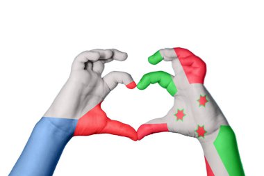 Çek Cumhuriyeti Burundi Kalbi, El hareketi kalp yapma, Kırpma Yolu