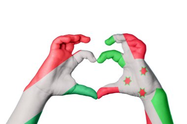 Macaristan Burundi Kalbi, El hareketi kalp yapma, Kırpma Yolu