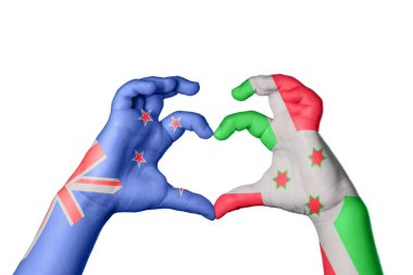 Yeni Zelanda Burundi Kalbi, El hareketi kalp yapma, Kırpma Yolu