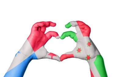 Panama Burundi Kalbi, El hareketi kalp yapma, Kırpma Yolu