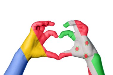 Romanya Burundi Kalbi, El hareketi, kalp yapma, Kırpma Yolu