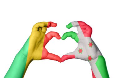 Kongo Cumhuriyeti Burundi Kalbi, El hareketi kalp yapma, Kırpma Yolu