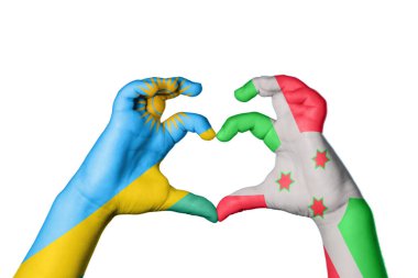 Ruanda Burundi Kalbi, El hareketi kalp yapma, Kırpma Yolu