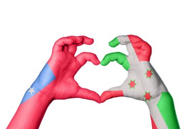 Samoa Burundi Kalbi, El hareketi kalp yapma, Kırpma Yolu