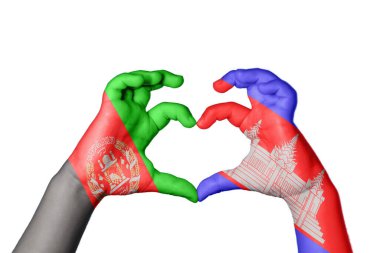 Afganistan Kamboçya Kalbi, El hareketi kalp yapma, Kırpma Yolu