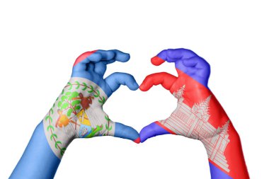 Belize Kamboçya Kalbi, El hareketi kalp yapmak, Kırpma Yolu