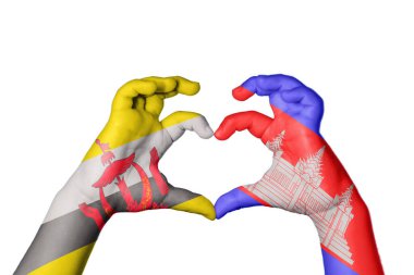 Brunei Kamboçya Kalbi, El hareketi kalp yapmak, Kırpma Yolu