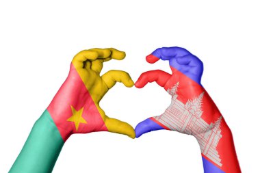 Kamerun Kamboçya Kalbi, El hareketi kalp yapma, Kırpma Yolu