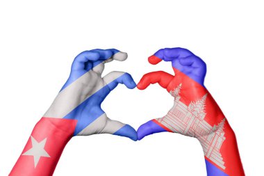 Küba Kamboçya Kalbi, El hareketi kalp yapmak, Kırpma Yolu