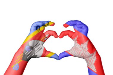 Eswatini Kamboçya Kalbi, El hareketi kalp yapmak, Kırpma Yolu