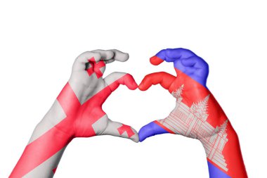 Georgia Kamboçya Kalbi, El hareketi kalp yapma, Kırpma Yolu