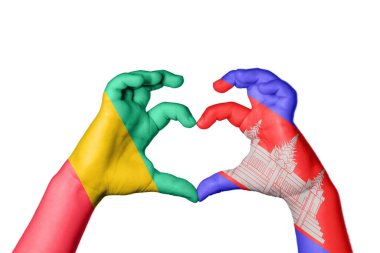 Gine Kamboçya Kalbi, El hareketi kalp yapma, Kırpma Yolu