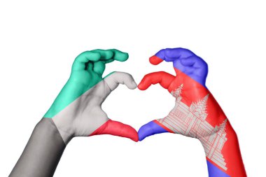 Kuveyt Kamboçya Kalbi, El hareketi kalp yapma, Kırpma Yolu