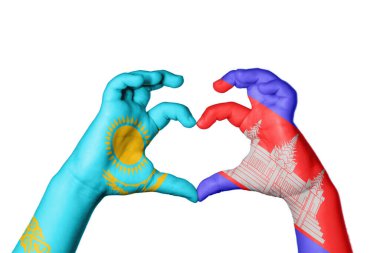 Kazakistan Kamboçya Kalbi, El hareketi kalp yapma, Kırpma Yolu