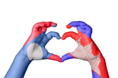 Laos Kamboçya Kalbi, El hareketi kalp yapmak, Kırpma Yolu