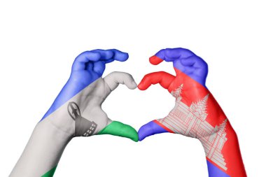 Lesotho Kamboçya Kalbi, El hareketi kalp yapmak, Kırpma Yolu