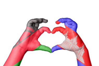 Malawi Kamboçya Kalbi, El hareketi kalp yapmak, Kırpma Yolu