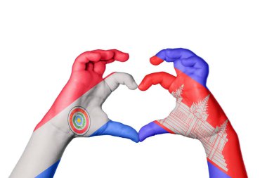 Paraguay Kamboçya Kalbi, El hareketi kalp yapmak, Kırpma Yolu