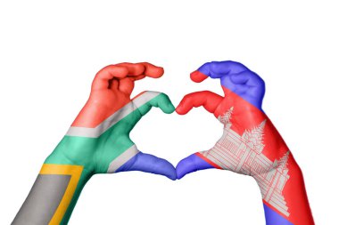 Güney Afrika Kamboçya Kalbi, El hareketi kalp yapma, Kırpma Yolu