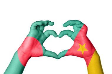 Bangladeş Kamerun Kalbi, El hareketi kalp yapmak, Kırpma Yolu