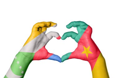 Comoros Kamerun Kalbi, El hareketi kalp yapmak, Kırpma Yolu