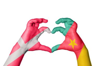 Danimarka Kamerun Kalbi, El hareketi kalp yapma, Kırpma Yolu