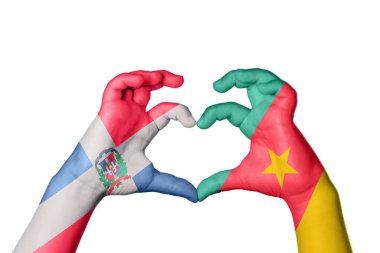 Dominik Cumhuriyeti Kamerun Kalbi, El hareketi kalp yapma, Kırpma Yolu