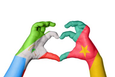 Ekvator Ginesi Kamerun Kalbi, El hareketi kalp yapma, Kırpma Yolu