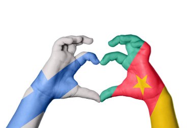 Finlandiya Kamerun Kalbi, El hareketi kalp yapma, Kırpma Yolu