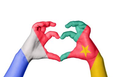 Fransa Kamerun Kalbi, El hareketi kalp yapma, Kırpma Yolu