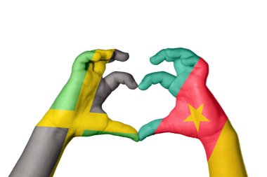 Jamaika Kamerun Kalbi, El hareketi kalp yapma, Kırpma Yolu