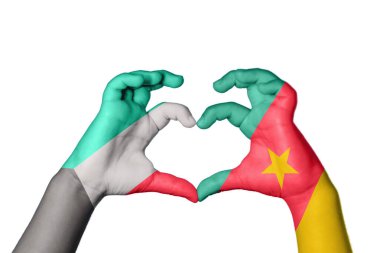 Kuveyt Kamerun Kalbi, El hareketi kalp yapma, Kırpma Yolu