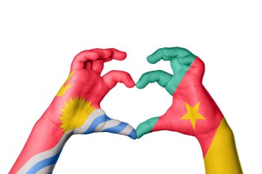 Kiribati Kamerun Kalbi, El hareketi kalp yapma, Kırpma Yolu