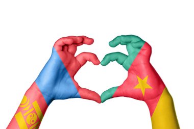 Moğolistan Kamerun Kalbi, El hareketi kalp yapma, Kırpma Yolu