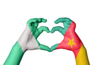 Nijerya Kamerun Kalbi, El hareketi kalp yapma, Kırpma Yolu