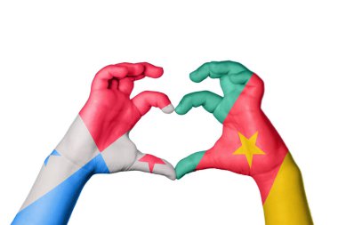 Panama Kamerun Kalbi, El hareketi kalp yapma, Kırpma Yolu