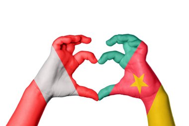 Peru Kamerun Kalbi, El hareketi kalp yapmak, Kırpma Yolu