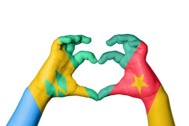 Saint Vincent ve Grenadines Kamerun Kalbi, El hareketi kalp yapma, Kırpma Yolu