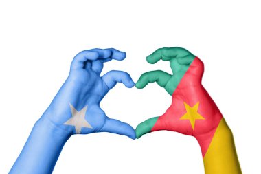 Somali Kamerun Kalbi, El hareketi kalp yapma, Kırpma Yolu