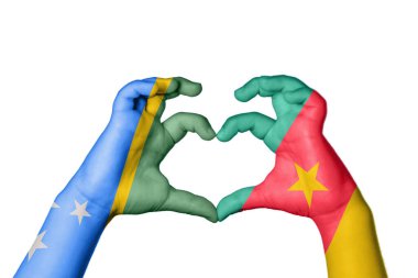 Solomon Adaları Kamerun Kalbi, El hareketi kalp yapma, Kırpma Yolu