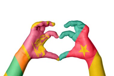 Sri Lanka Kamerun Kalbi, El hareketi kalp yapma, Kırpma Yolu