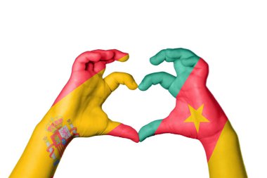 İspanya Kamerun Kalbi, El hareketi kalp yapma, Kırpma Yolu